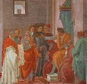 Filippino Lippi Disputation with Simon Magus oil